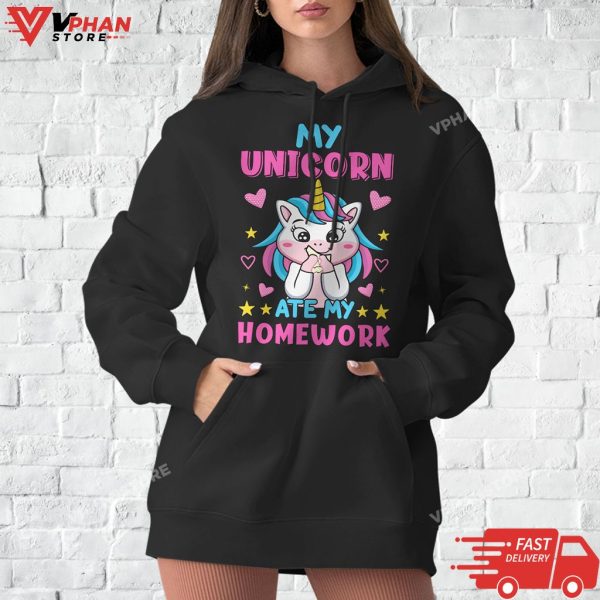 My Unicorn Ate My Homework Cute T-Shirt