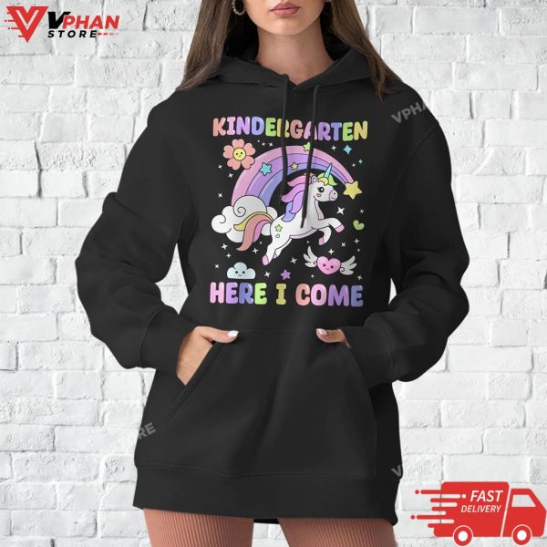 Unicorn Kindergarten Here I come School Kindergarten Girl T-Shirt