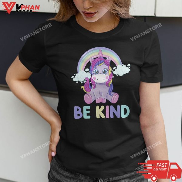 Be Kind Unity Day Unicorn Anti Bullying Orange Cute T-Shirt