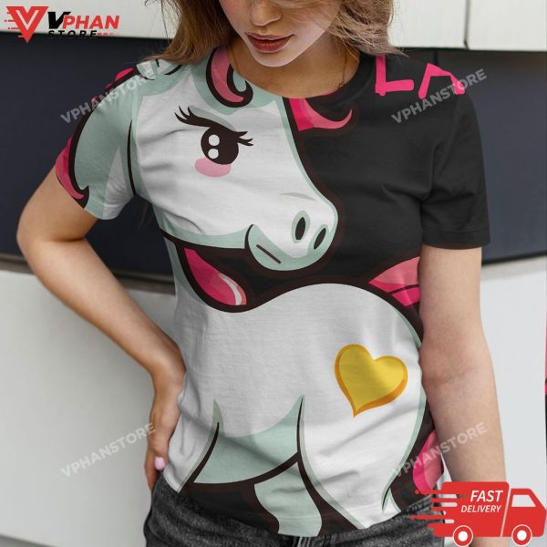 Still Working On My Landing Injury Broken Arm Funny Unicorn T-Shirt