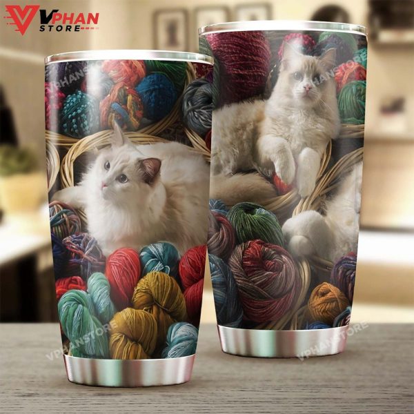 Yarn And Cat Tumbler