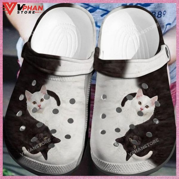 Yin Yang Cats Classic Clogs Shoes