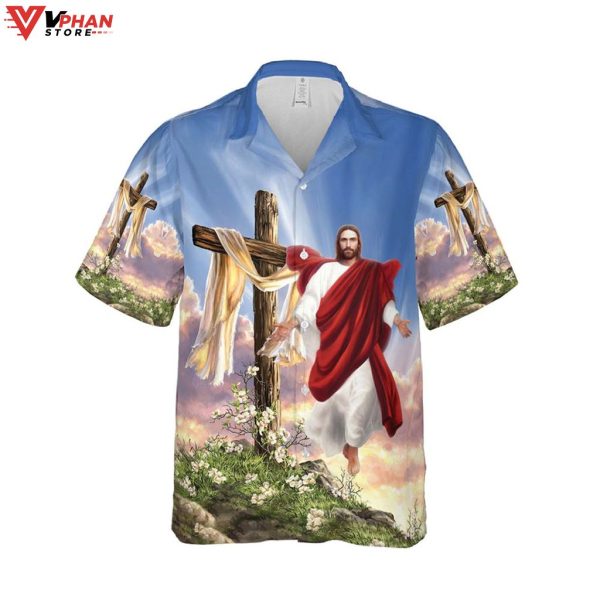 All I Need Is Jesus Cross Christian Gift Ideas Hawaiian Shirt