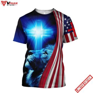 American By Birth Christian By The Grace Of God Jesus Shirt 1