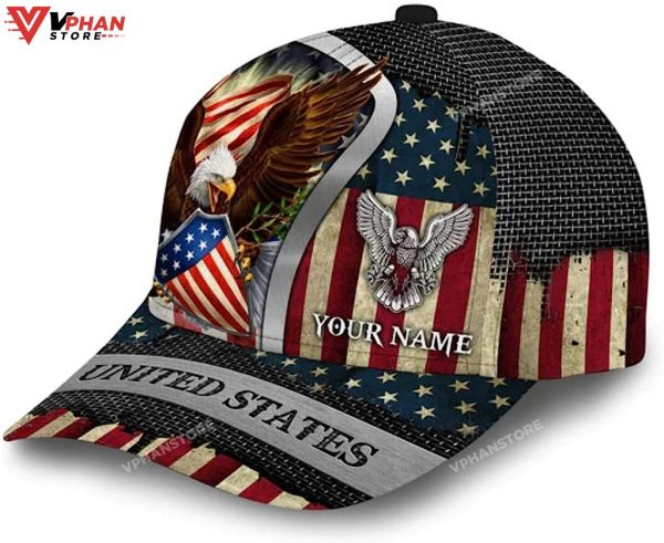 American Eagle All Over Print Baseball Christian Hat