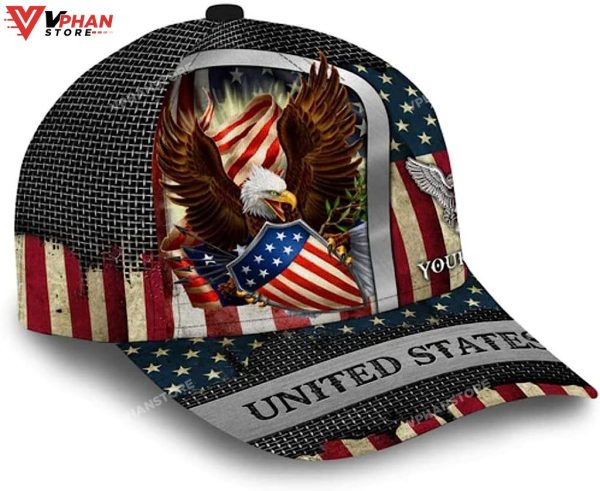American Eagle All Over Print Baseball Christian Hat