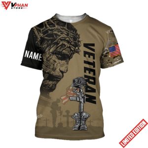 American Veteran Jesus Customized Shirt 1