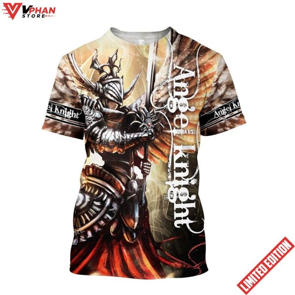 Angel Knight Templar Jesus Christian 3d Shirt