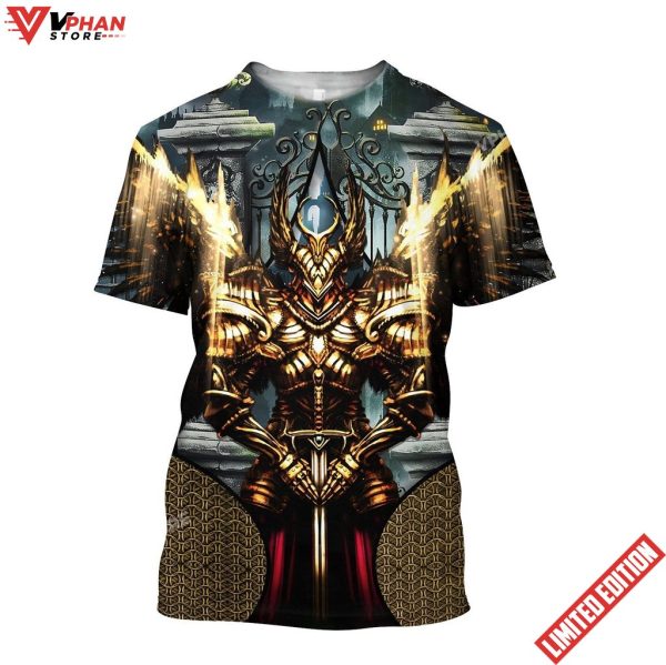 Angel Knights Templar Jesus Christian 3d Shirt