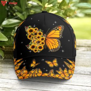 Baseball Cap For Butterflies Lovers Monarch Butterfly Design 1