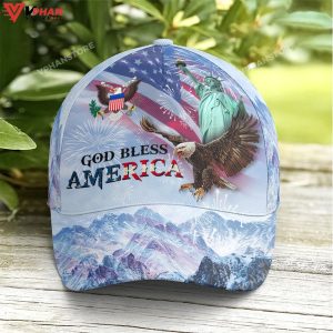 Baseball Cap For Eagle And US Flag Lovers 1