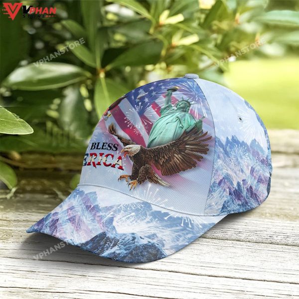 Baseball Cap For Eagle And US Flag Lovers