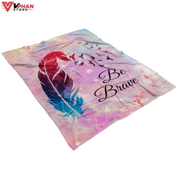 Be Brave Christian Gift Ideas Bible Verse Blanket