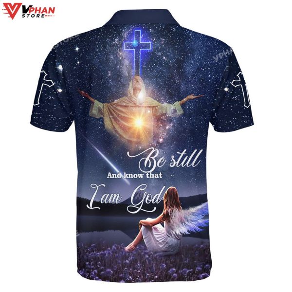 Be Still And Know That I Am God Jesus Girl Christian Polo Shirt & Shorts