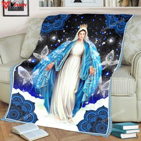 Blanket Of Virgin Mary Religious Gift Ideas Bible Verse Blanket