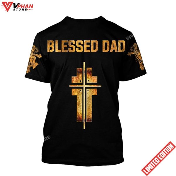 Blessed Dad Jesus Christian 3d Shirt