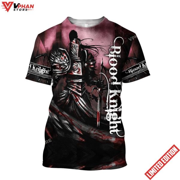 Blood Knight Jesus Christian 3d Shirt For Men Women