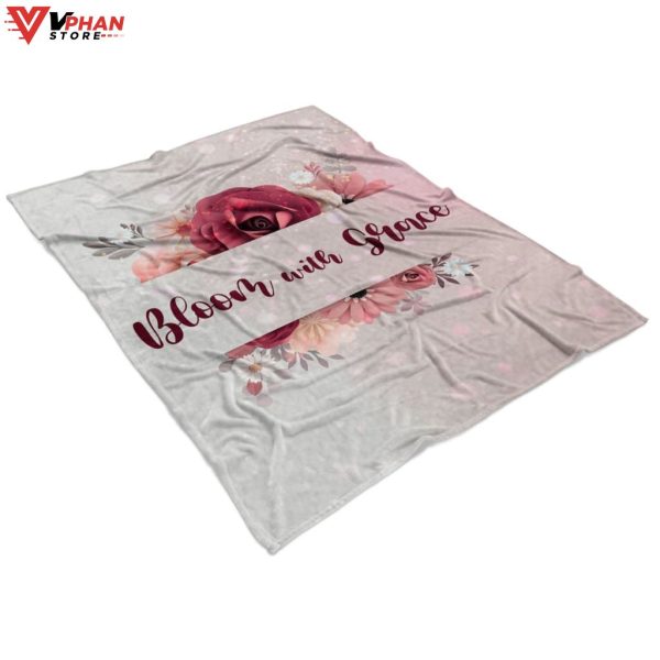 Bloom With Grace Christian Gift Ideas Jesus Blanket