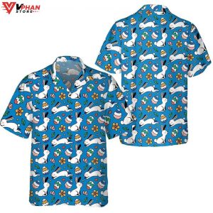 Bunny Egg Easter Hawaiian Shirt Christian Gift Ideas 1