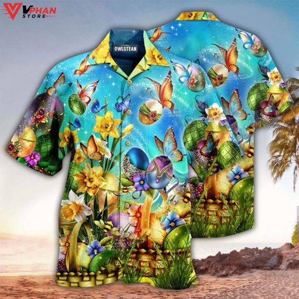 Butterfly Shirt For Lover Easter Hawaiian Shirt