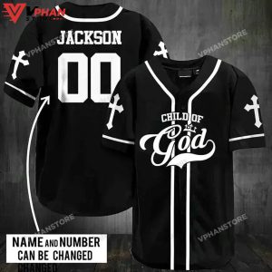 Child of God Custom 3D Personalized Christian Easter Gifts Baseball Jersey 1