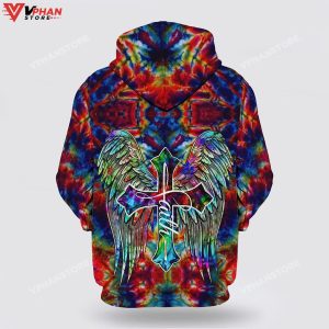 Christian Faith Of Jesus Cross Red 3d Hoodies For Women Men 1