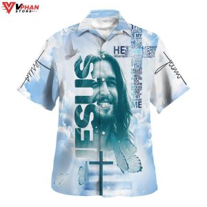 Christian Jesus Christian Gifts Christian Gift Ideas Hawaiian Aloha Shirt 1