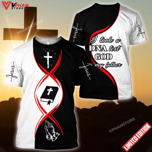 Christian Jesus Dna Test White And Black Jesus Unisex Shirt