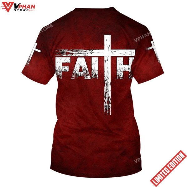 Christian Jesus Faith Cross 3d All Over Print Shirt