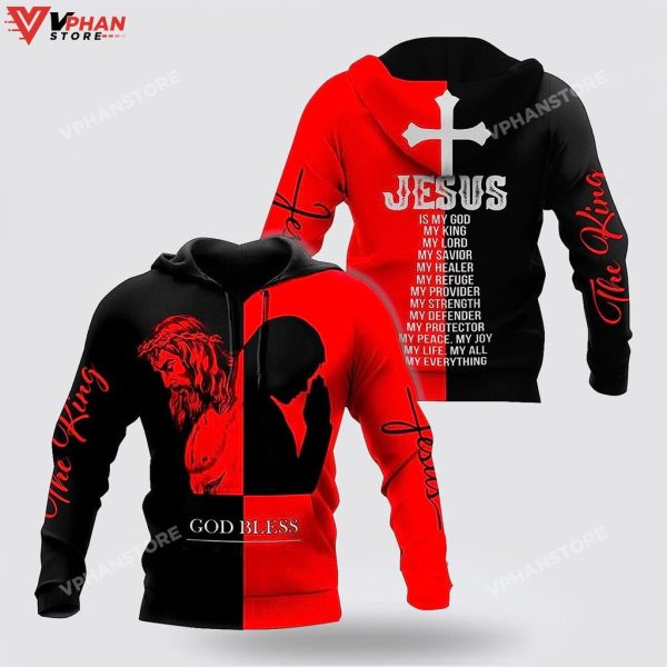 Jesus God Bless Christian Apparel Easter Gifts Christian Hoodie