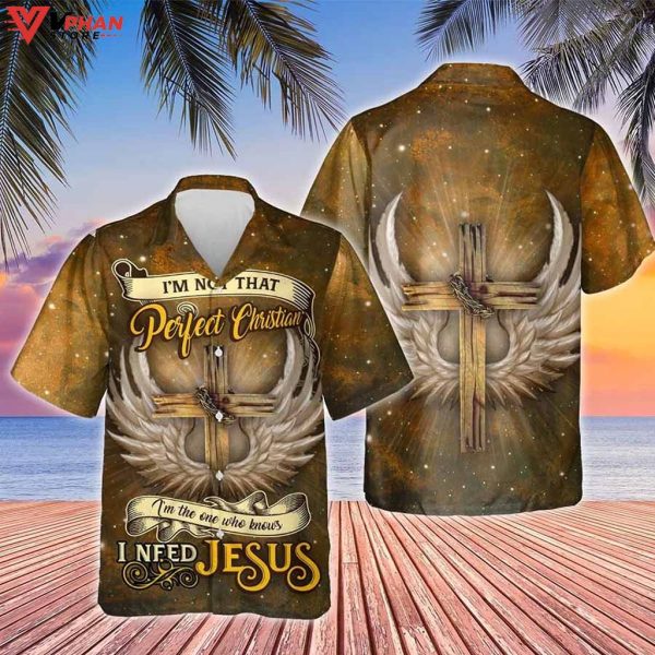 Christian Jesus I Need Jesus Tropical Outfit Christian Hawaiian Shirt