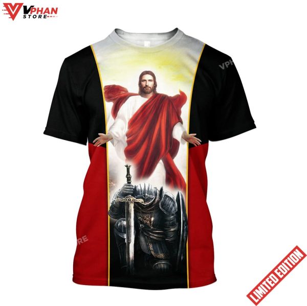 Christian Knight Templar Jesus Unisex Shirt