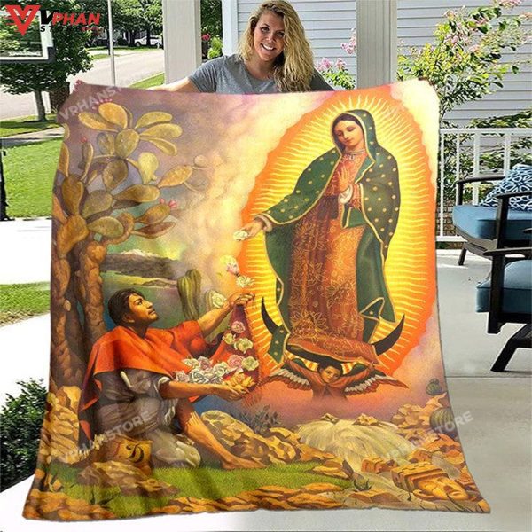 Citizen Christian Easter Gifts Bible Verse Virgin Mary Blanket