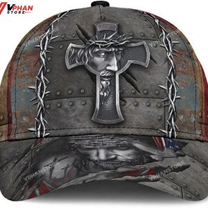 Cross Crucifixion Of Jesus All Over Print Baseball Hat 1