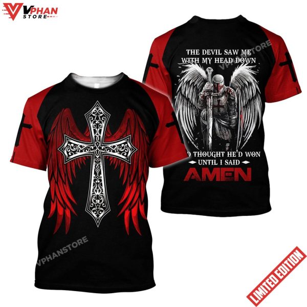 Cross With Wing Jesus Customized Shirt