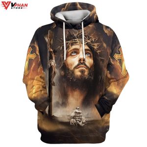 Crucifixion Of Jesus Christian Gift Ideas Religious Hoodie 1