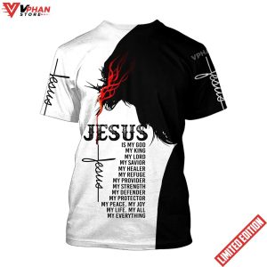 December Child Of God Balck And White Color Jesus Unisex Shirt 1