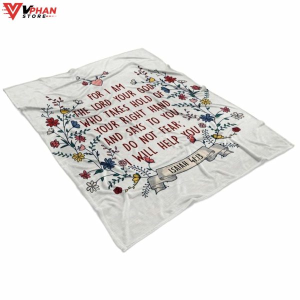 Do Not Fear I Will Help You Religious Gift Ideas Bible Verse Blanket