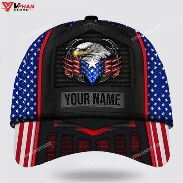 Eagle America Patriotic Baseball Christian Hat