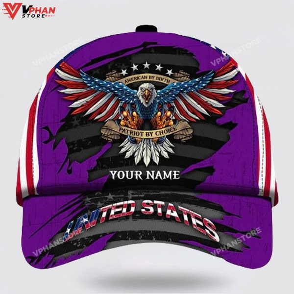 Eagle American By Birth Patriot By Choice Baseball Christian Cap