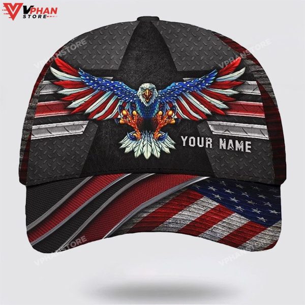 Eagle Custom Name Baseball Christian Hat