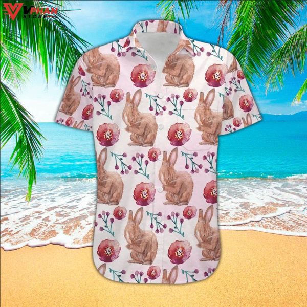 Easter Bunny Hawaiian Outfit Christian Gift Ideas Easter Shirt