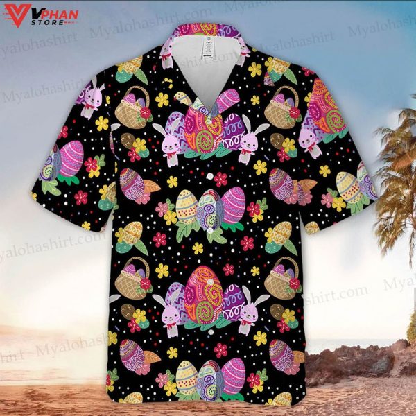 Easter Rabbit And Egg Christian Gift Hawaiian Summer Shirt