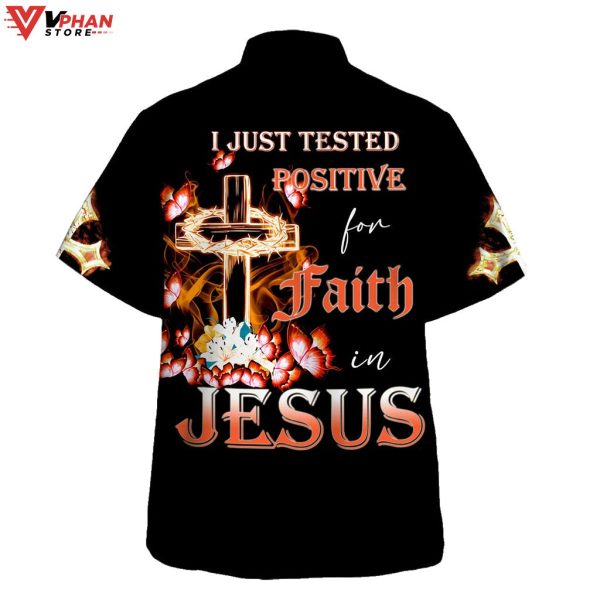 Faith Hope Love Cross Crown Of Thorns Christian Outfit Hawaiian Shirt