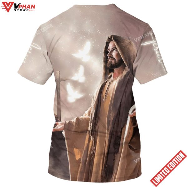 Faith Hope Love Jesus Arms Wide Open 3d Shirt