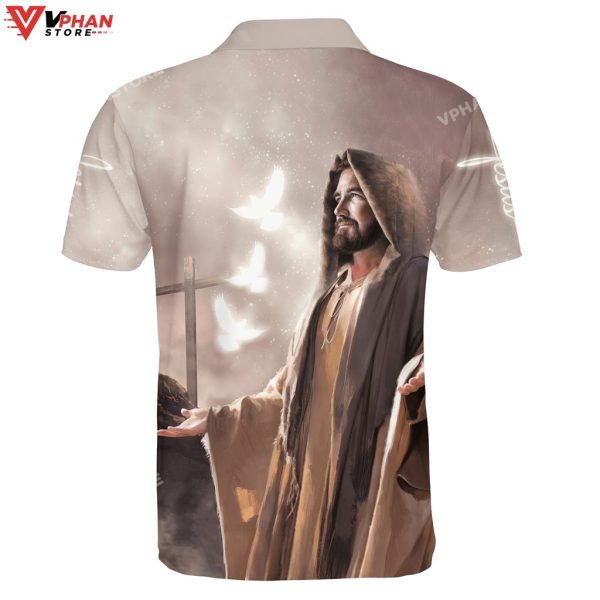 Faith Hope Love Jesus Religious Easter Gifts Christian Polo Shirt & Shorts
