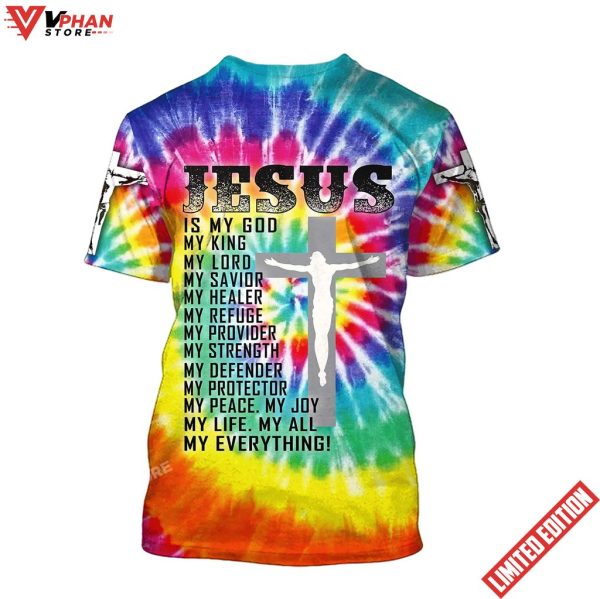 Faith Over Fear Jesus Colorful Christian 3d Shirt