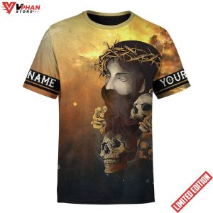 Faith Over Fear Jesus Skull Customized Shirt 1