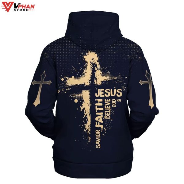 Faith in Jesus Christ Religious Easter Gifts Christian Hoodie