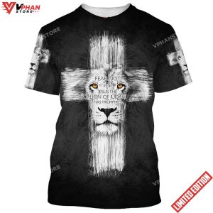 Fear Not For Jesus The Lion Of Judah 3D All Over Printed Shirt 1